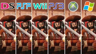 Lego Pirates of the Caribbean (2011) DS vs PSP vs Wii vs PS3 vs XBOX 360 vs PC