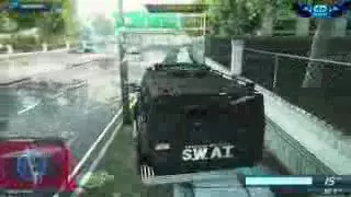 SWAT Truck Epic Police Chase NFS Most Wanted 2012 3gp