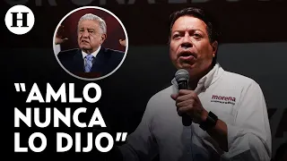 ¡Lo defiende! Mario Delgado acusa al TEPJF de manipular las expresiones de AMLO para acusarlo