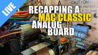 Recapping a Macintosh Classic Analog Board