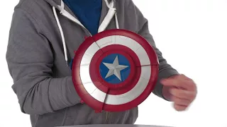 NERF Captain America - Blaster Reveal Shield - Demo Video