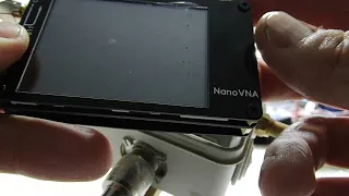 Analizando antena de aro con NanoVNA