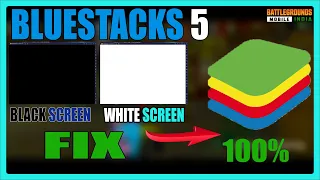 HOW TO FIX BLUESTACKS 5 BLACK AND WHITE SCREEN | BLUSTACKS 5 BLACK & WHITE SCREEN FIX