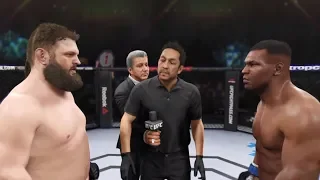 Roy Nelson vs. 🥊Mike Tyson (EA Sports UFC 2) - CPU vs. CPU - Crazy UFC 👊🤪