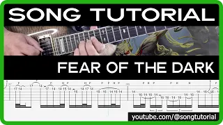 Fear of the Dark | FULL TAB | Iron Maiden Guitar Lesson