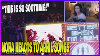 Nora Reacts to April Songs.. | GTA RP NoPixel 3.0
