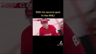 Elmer Söderblom with his second goal in the NHL!