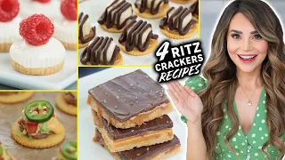 4 EASY Recipes Using RITZ CRACKERS!