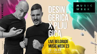 Desingerica x Pljugica - Ficcni  (LIVE I Belgrade Music Week 23)