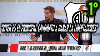 VIGNOLO se queda SIN PALABRAS para ELOGIAR a River Plate "River es el PRINCIPAL CADIDATO a GANARLA"