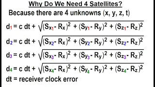 Special Topics - GPS (43 of 100) Why Do We Need 4 Satellites?