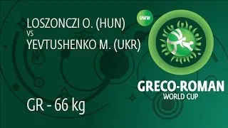 Round 3 GR - 66 kg: O. LOSZONCZI (HUN) df. M. YEVTUSHENKO (UKR), 4-2