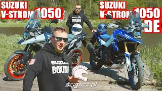 Suzuki V-Strom 1050 i V-Strom 1050DE w turystyce. Na asfalcie i po szutrze. Test, czym się różnią?