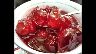 ВАРЕНЬЕ ИЗ ЧЕРЕШНИ БЕЗ КОСТОЧЕК. Мармеладные ягоды вкуснее конфет/Cherry jam/Merizkonfitaĵo