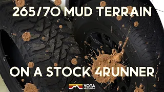 265/70 Mud Tires On A Stock 2022 Toyota 4Runner