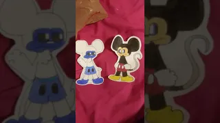 MickMick and True Mickey Cutouts I Made.