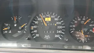 Mercedes-Benz W124 E320 1994 acceleration 0-180 M104 engine great sound