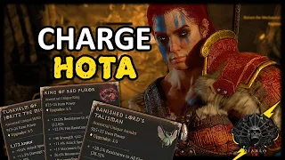 "Charge and HOTA, Together At Last" | Charge HOTA Barbarian Build | Diablo 4 Season 3