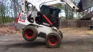 BOBCAT SKILLS! BEST WHEELIE FAIL!!