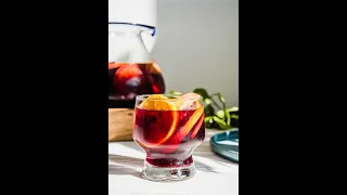 The ultimate pitcher drink: Red Sangria! Perfect for stress-free entertaining! #shorts