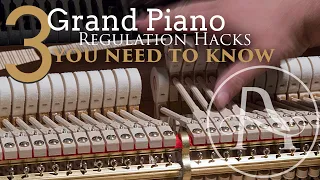 3 Grand Piano Regulation Hacks you need to know!