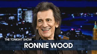 Ronnie Wood on The Rolling Stones' Star-Studded Album and Working with Paul McCartney | Tonight Show