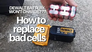 Dewalt Battery won't charge? Try This!!!