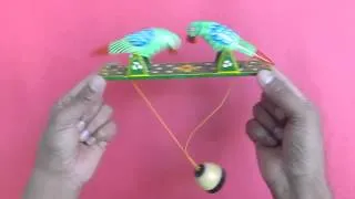 PECKING ORDER - Traditional Indian wooden pecking birds!