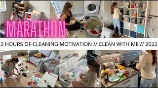 *NEW* CLEANING MARATHON // 2 HOURS OF CLEANING MOTIVATION // CLEAN WITH ME // 2022