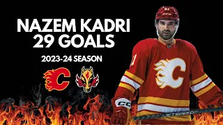Nazem Kadri All 29 Goals From The 2023-24 Season | Calgary Flames