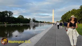 Walking Tour of Lincoln Memorial And Infinity Pool  - Washington D.C. May 16, 2024 [Part 1]