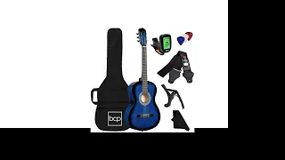 Best Choice Products 38in Beginner All Wood Acoustic Guitar Starter Kit w/Gig Bag, Digital Tuner, 6