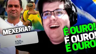 CASIMIRO REAGE AO OURO DO FUTEBOL MASCULINO ft. VSR E WIKITULIO | Cortes do Casimito