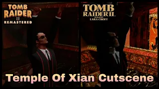 Tomb Raider 2 Remastered | Comparison Of Cutscenes | Temple Of Xian