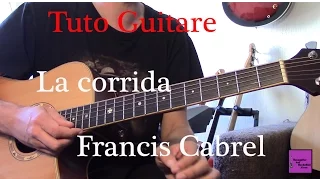 Tuto guitare - La corrida - Francis Cabrel + TAB