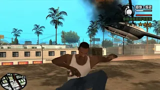 GTA san andreas - Use grenades to destroy Police Heli from beginning