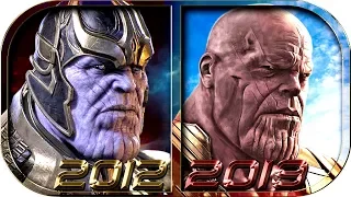 EVOLUTION of THANOS in Movies Cartoons TV (1998-2019) 😡 Avengers Endgame Thanos death defeat scene