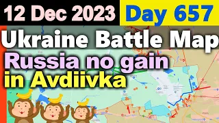 Day 657 [Ukraine War Map] Russia no gain in Avdiivka / Marinka crisis continue - update everyday