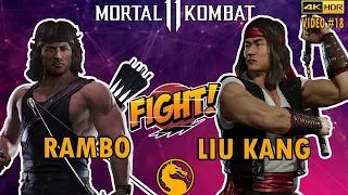 Mortal Kombat 11 | #Rambo Vs. #Liu Kang & #Shao Kahn | Very Hard | #khairul gaming#