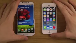 Samsung Galaxy S4 vs. iPhone 5 iOS 7 - Review