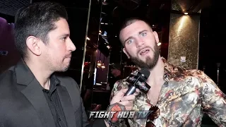CALEB PLANT TO JAMES DEGALE "I DUNNO IF HES ON HIS PERIOD OR PMS, HE'S A CRY BABY!"