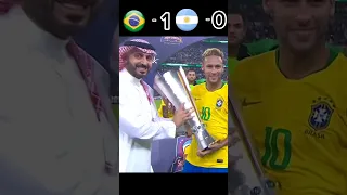 Brazil vs Argentina Superclasico 2018 #vibe #football #short
