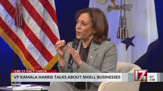 Kamala Harris and small businesses fact check