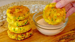 These corn patties are better than meat! Protein rich, easy patties recipe! [Vegan] ASMR cooking