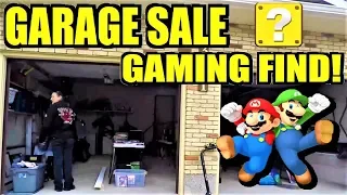 Ep164: I MADE A NICE GAMING FIND AT THIS GARAGE SALE! - The ORIGINAL Go-Pro Garage Sale'rs!