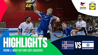 Iceland vs Israel | HIGHLIGHTS | Round 1 | EHF EURO 2024 Qualifiers