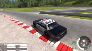 BeamNG Drive Gavril Grand Marshal is actually a good drift car +a short police chase