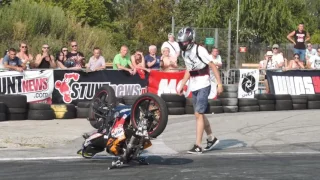 Stoppie Crash Honda CBR125R