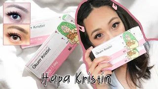 HAPA KRISTIN OKURRR KRISTIN REVIEW & CLOSE UP|BROWN&GRAY