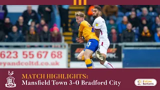 MATCH HIGHLIGHTS: Mansfield Town 3-0 Bradford City